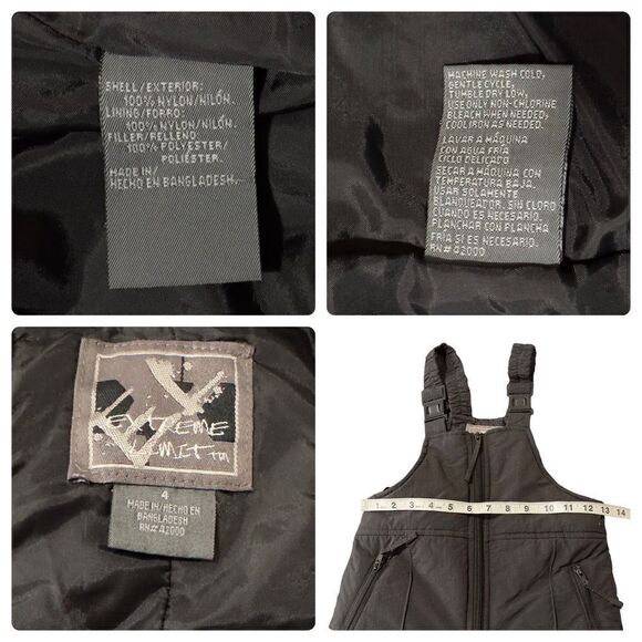 Extreme Snow Jumpsuit Black Size 4 - Picture 16 of 16